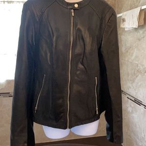 Express leather jacket